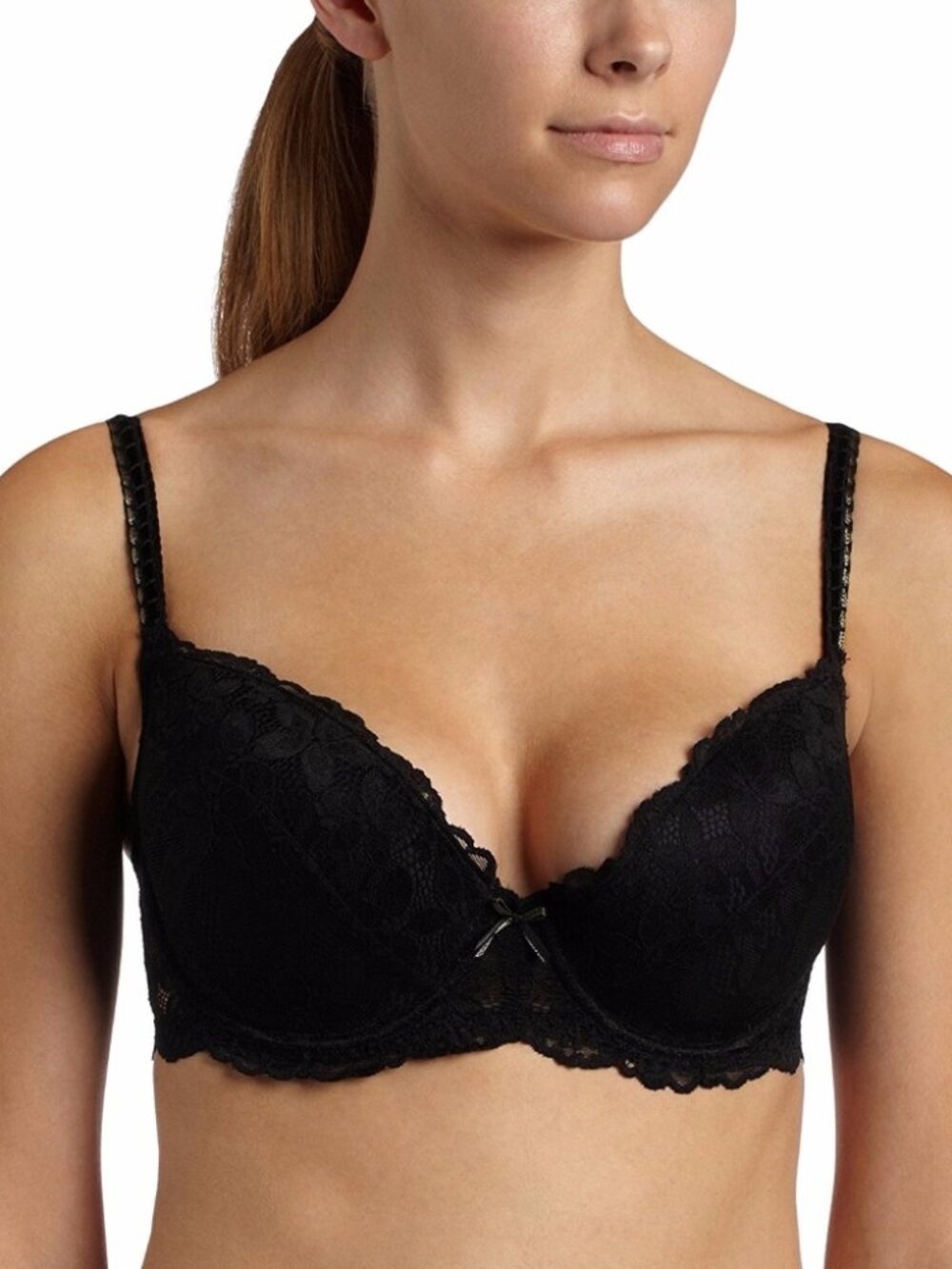 Le Mystere Scarlett All-Over Lace Bra Size 36E NWT